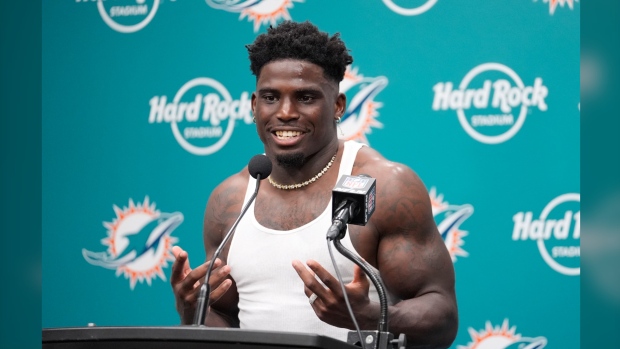 Miami Dolphins wide receiver Tyreek Hill