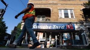 A Couche-Tard convenience store is seen in Montreal, Thursday, Sept. 5, 2024.Alimentation Couche-Tard Inc. says it's "disappointed" in what they say is the Japanese owner of 7-Eleven's refusal to engage in discussions following its rejection of a takeover offer last week. THE CANADIAN PRESS/Christinne Muschi
