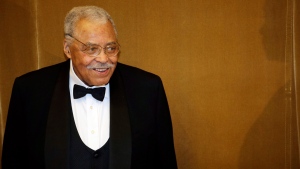 Actor James Earl Jones poses for photographers before the Marion Anderson Award Gala at the Kimmel Center for the Performing Arts, Monday, Nov. 19, 2012, in Philadelphia. Jones has been named the 2012 recipient of the Marian Anderson Award, which honors artists whose leadership benefits humanity. (AP Photo/Matt Slocum)