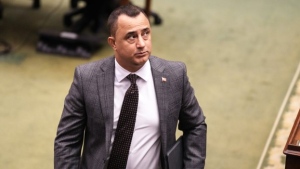 Michael Parsa, Ontario Minister for Children, Community and Social Services, attends the Queens Park Legislature, in Toronto, Monday, Oct. 16, 2023. THE CANADIAN PRESS/Chris Young