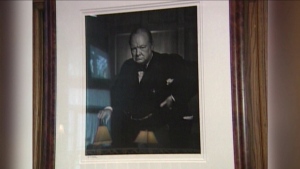 Winston Churchill portrait found in Italy