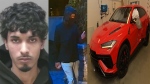 Dilraj Bal (left) is pictured alongside another suspect police are seeking in connection with an armed home invasion and Lamborghini theft in Richmond Hill Thutrsday September 13, 2024. (Handout /YRP)