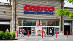 A Costco wholesale location is pictured in Ottawa on Monday, July 11, 2022. (THE CANADIAN PRESS/Sean Kilpatrick)