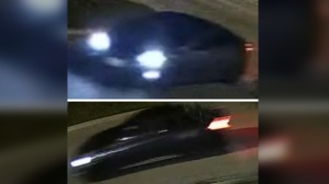 Images of a suspect vehicle wanted in connection with a Sept. 10 shooting in Missisauga that critically injured a 33-year-old woman. (PRP photos0