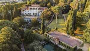 The Tuscan villa is up for sale for more than $55 million. (Dreamer Real Estate via CNN)