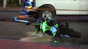 Motorcyclist in critical after crash near Junction