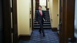 Prime Minister Justin Trudeau makes his way to the House of Commons on Parliament Hill in Ottawa on Monday, Sept. 18, 2023. THE CANADIAN PRESS/Sean Kilpatrick
