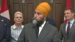 NDP leader Jagmeet Singh outlined his party's priorities for the upcoming parliamentary session. 