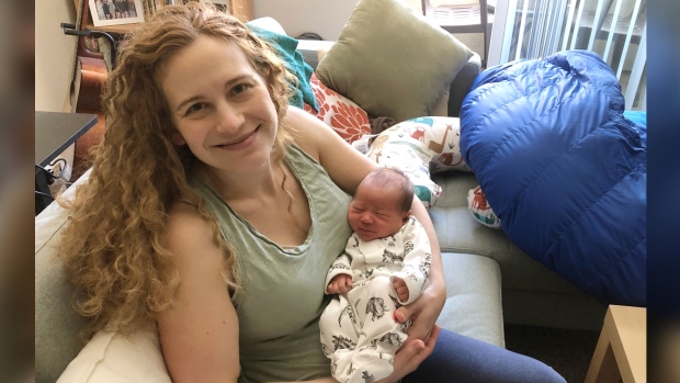 newborn son neuroscientist Liz Chrastil