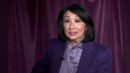 In this image taken from video, television journalist Connie Chung sits for an interview with The Associated Press, Thursday, Sept. 5, 2024, in New York. (AP Photo)