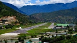 Paro International Airport (PBH) has a single 2,265 metre (7,431 ft) asphalt runway.
