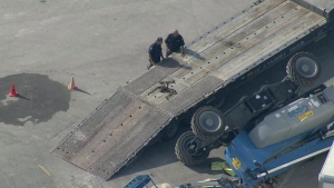 Toronto police said emergency crews were called to the shuttered amusement park at around 9:37 a.m.