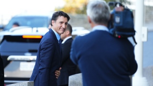 Prime Minister Justin Trudeau arrives to Parliament Hill in Ottawa on Tuesday, Sept. 17, 2024. THE CANADIAN PRESS/Sean Kilpatrick