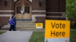 Voters in an eastern Ontario riding head to the polls Thursday in a provincial byelection that may end up being a tighter race than its recent electoral history would suggest. Voters head to the polls to cast a ballot in the Ontario provincial elections in Toronto on Thursday, June 7, 2018. THE CANADIAN PRESS/Chris Donovan