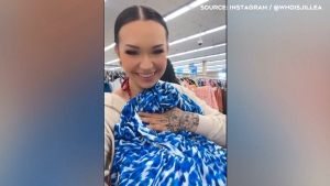 NB woman finds original prom dress at thrift store