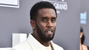 Music mogul and entrepreneur Sean "Diddy" Combs arrives at the Billboard Music Awards, May 15, 2022, in Las Vegas. (Jordan Strauss / Invision / AP)