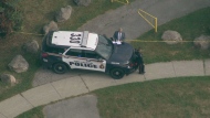 York Regional Police are pictured at Bayview Park in Keswick Wednesday September 18, 2024. 