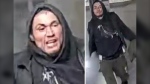 Images of a man wanted in a suspected hate-motivated assault on the TTC on Sept. 12. (TPS photos)