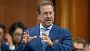 Bloc leader Yves-Francois Blanchet rises during Question Period, Wednesday, September 18, 2024 in Ottawa. THE CANADIAN PRESS/Adrian Wyld