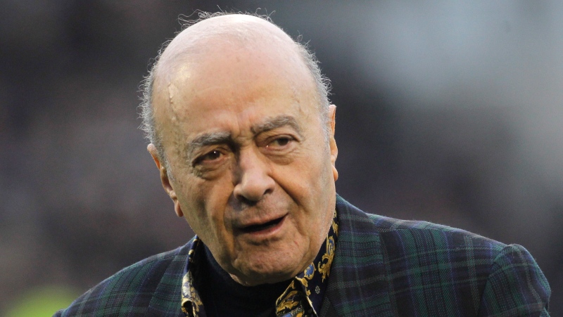 Mohamed Al Fayed is seen in London, Saturday, Jan. 12, 2013. (Sang Tan / The Associated Press)