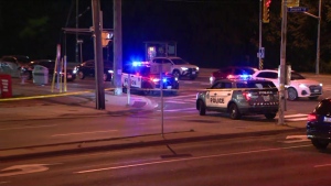 Pedestrian struck by vehicle in North York