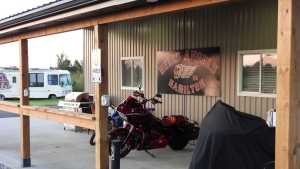 The Hells Angels MC Hamilton, Ont. clubhouse is seen in this undated image. (OPP)