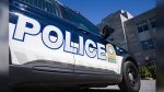 An SPVM police vehicle is seen in Montreal, Thursday, Aug. 29, 2024. THE CANADIAN PRESS/Christinne Muschi