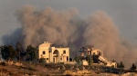 An Israeli airstrike destroys a home on Khiam village in southern Lebanon on Sept. 24, 2024. (Hussein Malla / AP Photo)