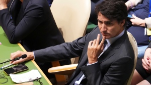 Prime Minister Justin Trudeau attends the opening of the 79th Session of the UN General Assembly at United Nations headquarters in New York on Tuesday, Sept. 24, 2024. THE CANADIAN PRESS/Sean Kilpatrick