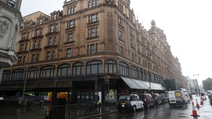 A general view of Harrods department store in London, July 1, 2020.(AP Photo/Alastair Grant, File)