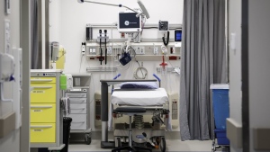 A treatment room in the emergency department at Peter Lougheed hospital is pictured in, Calgary, Alta., Tuesday, Aug. 22, 2023. THE CANADIAN PRESS/Jeff McIntosh