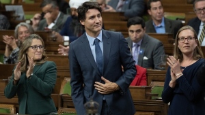 Prime Minister Justin Trudeau rises to vote against an opposition motion on confidence in the government following Question Period, Wednesday, September 25, 2024 in Ottawa. THE CANADIAN PRESS/Adrian Wyld