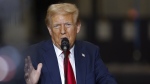 Republican presidential nominee Donald Trump speaks at a campaign event in Mint Hill, N.C., Wednesday, Sept. 25, 2024. (AP Photo/Nell Redmond)