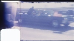 Home film footage of U.S. President John F. Kennedy's motorcade speeding down a Dallas freeway to the hospital after he was fatally wounded on Nov. 22, 1963. (RR Auction)