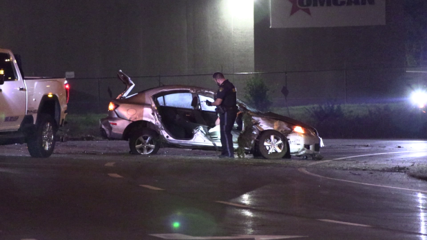 Hwy 403 collision