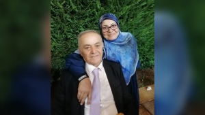 The son of two Canadians who were killed in Israeli strikes in Lebanon last week says the Canadian government needs to do more to help its citizens leave Lebanon as the fighting between Israel and Hezbollah escalates. 75-year-old Hussein, left, and 70-year-old Daad Tabaja, seen in an undated handout photo, were trying to flee their village in southern Lebanon on Monday when an Israeli bomb strike hit their car. THE CANADIAN PRESS/HO-Kamal Tabaja