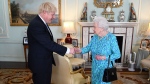 Boris Johnson, pictured here with Queen Elizabeth II in 2019, served the late monarch as her prime minister for three years. (Victoria Jones / AFP / Getty Images via CNN Newsource)