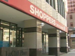 Shoppers Drug Mart said on Monday, April 12, 2010 that it will reduce store hours at seven outlets in the London, Ont. region -- the area represented by Health Minister Deb Matthews.