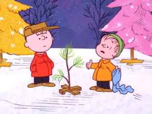 Charlie Brown and Linus appear in a scene from 'A Charlie Brown Christmas.'