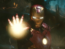 In this film publicity image released by Paramount Pictures,a scene is shown from, "Iron Man 2." (AP Photo/Paramount Pictures, Industrial Light and Magic) 