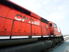 A CP Rail train is pictured in Toronto on Wednesday, May 23, 2012. (THE CANADIAN PRESS/Nathan Denette)