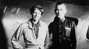 Amelia Earhart and Fred Noonan