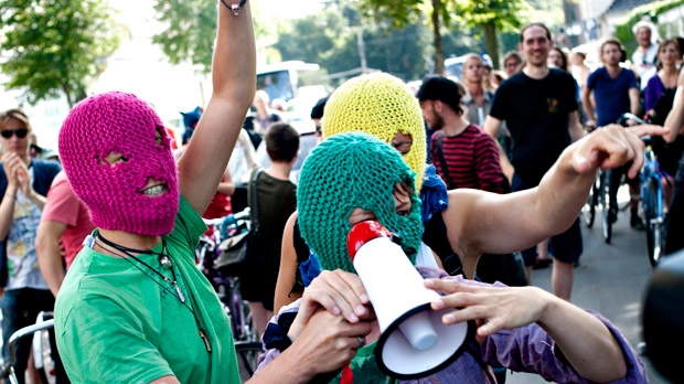 Pussy Riot Supporters In Toronto Protest Sentence