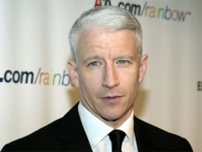 Anderson Cooper arrives at the Elton John AIDS Foundation annual benefit, Tuesday, Nov. 11, 2008, in New York. (AP Photo/Andy Kropa)