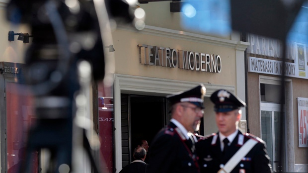 Court room for Costa Concordia hearing