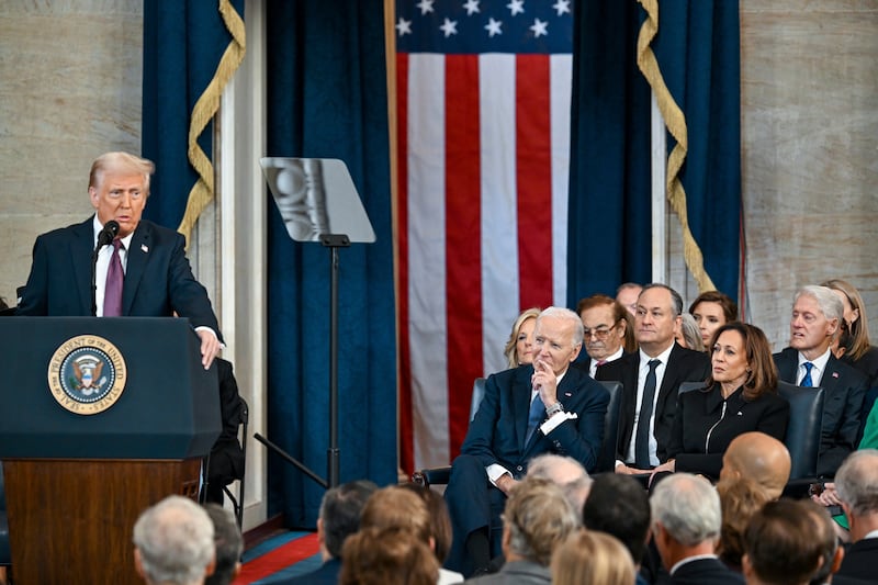 Former presidents at Trump's inauguration